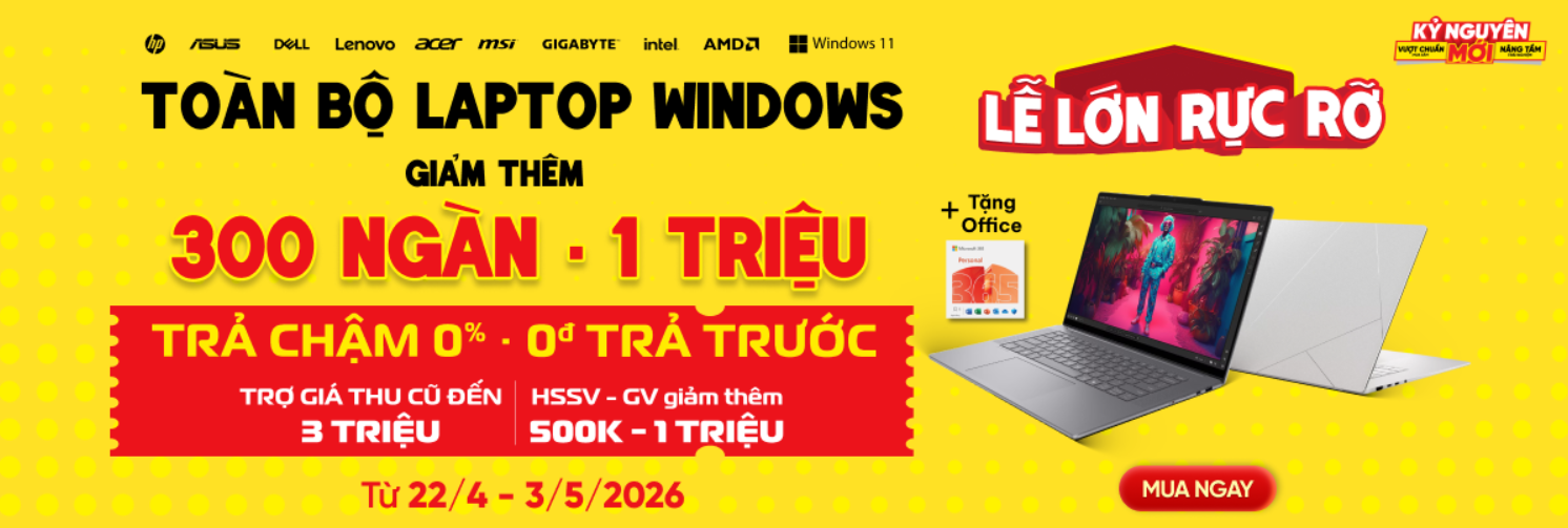 Khuyến mãi Laptop