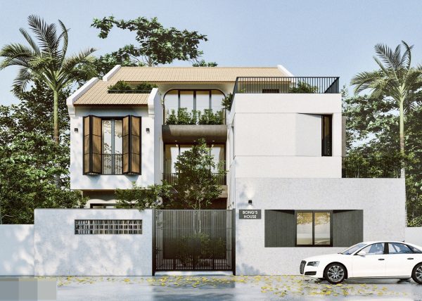 Nhà phố (Nhà ống) 2 tầng hiện đại